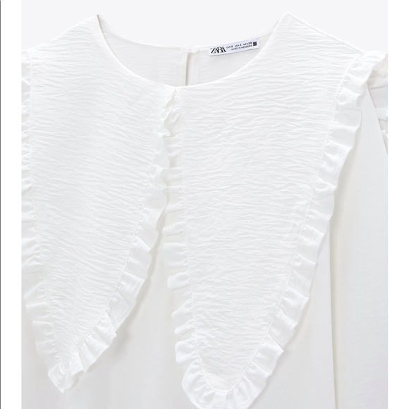 ZARA CONTRASTING SCARF DRESS SZ S - Picture 5 of 6